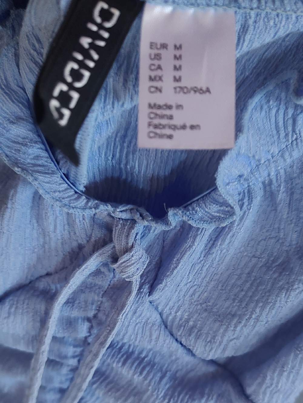 Light Blue Ruched Spaghetti Strap Dress - Picture 7 of 8